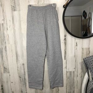 Gray sweat pants